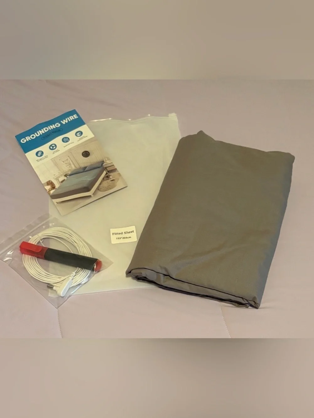 Queen Grounding Sheet in Gray